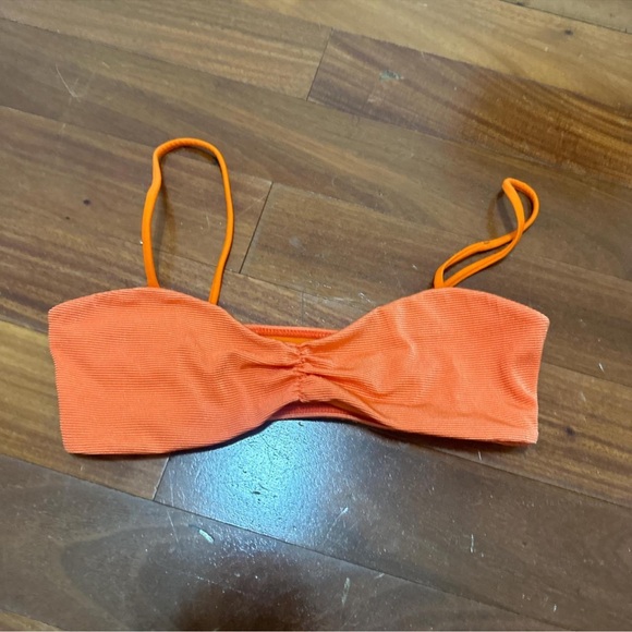 Women's Orange Swim Top - Picture 2 of 2